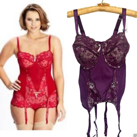 Pour Moi Other - Pour Moi Amour Basque Corset Bustier 38F